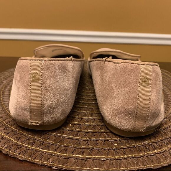 Birdies Ballet Flats Golden Oak Suede The Starling Almond Toe Slip-On Shoes 11 - Picture 7 of 8